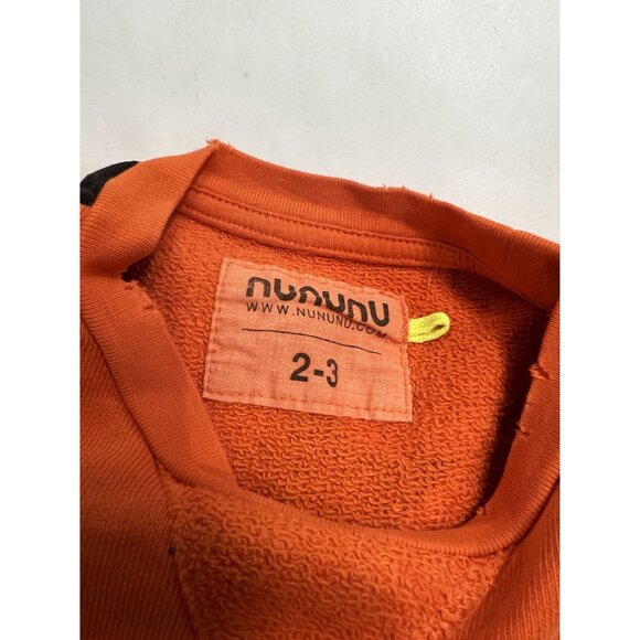 Nununu Star Sweatshirt in Orange - Picture 4 of 4